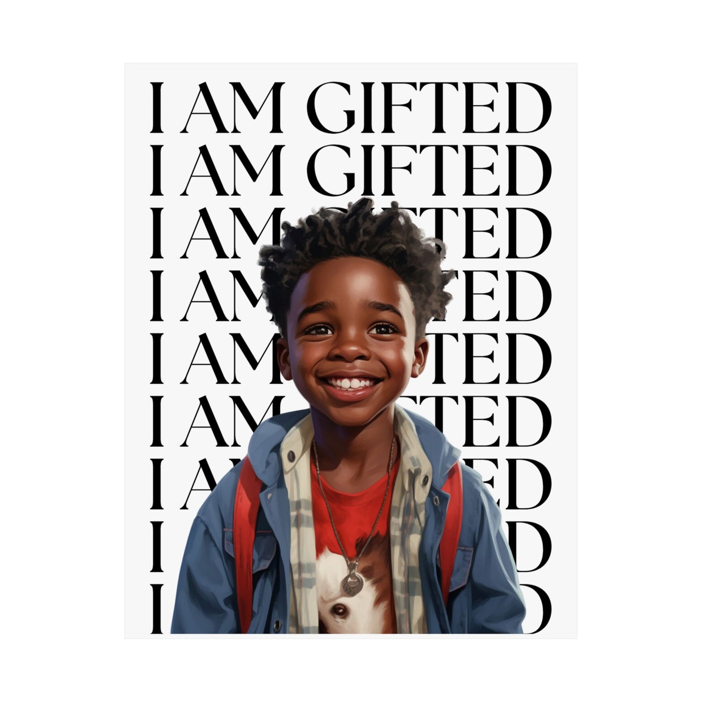 I AM GIFTED AFFIRMATION - BOY