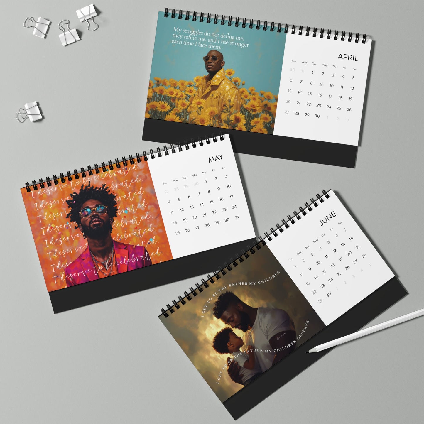 Built To Thrive 2025 Desktop Calendar