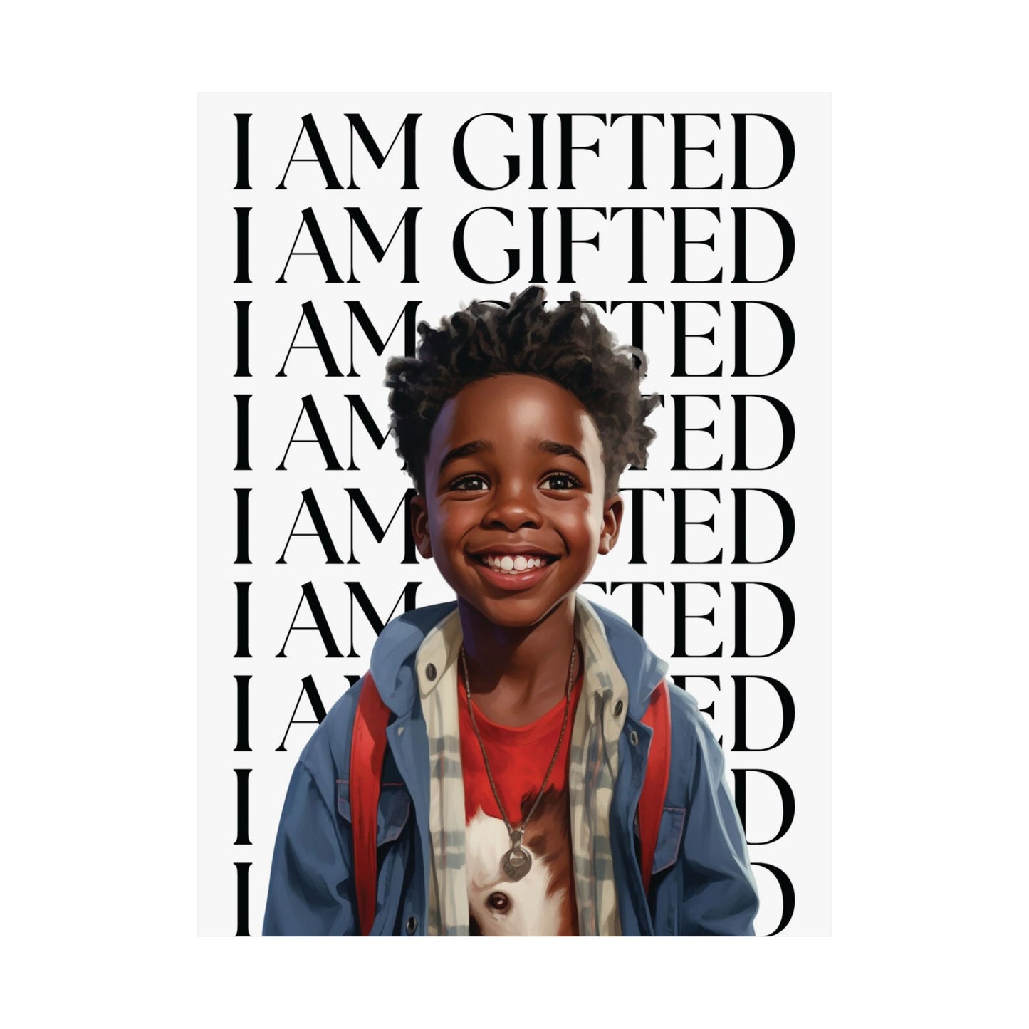 I AM GIFTED AFFIRMATION - BOY