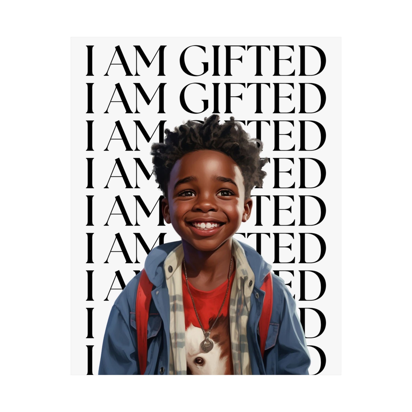 I AM GIFTED AFFIRMATION - BOY