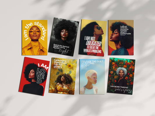 To The Black Woman Choosing Rest Over Rescue: Affirmation Cards